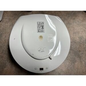GEORGE FOREMAN LEAN MEAN FAT REDUCING GRILLING MACHINE  WHITE  Gr30VTTR